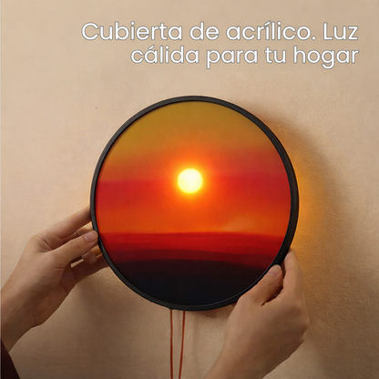 Lámpara de atardecer