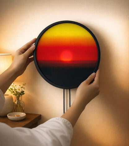 Lámpara de atardecer