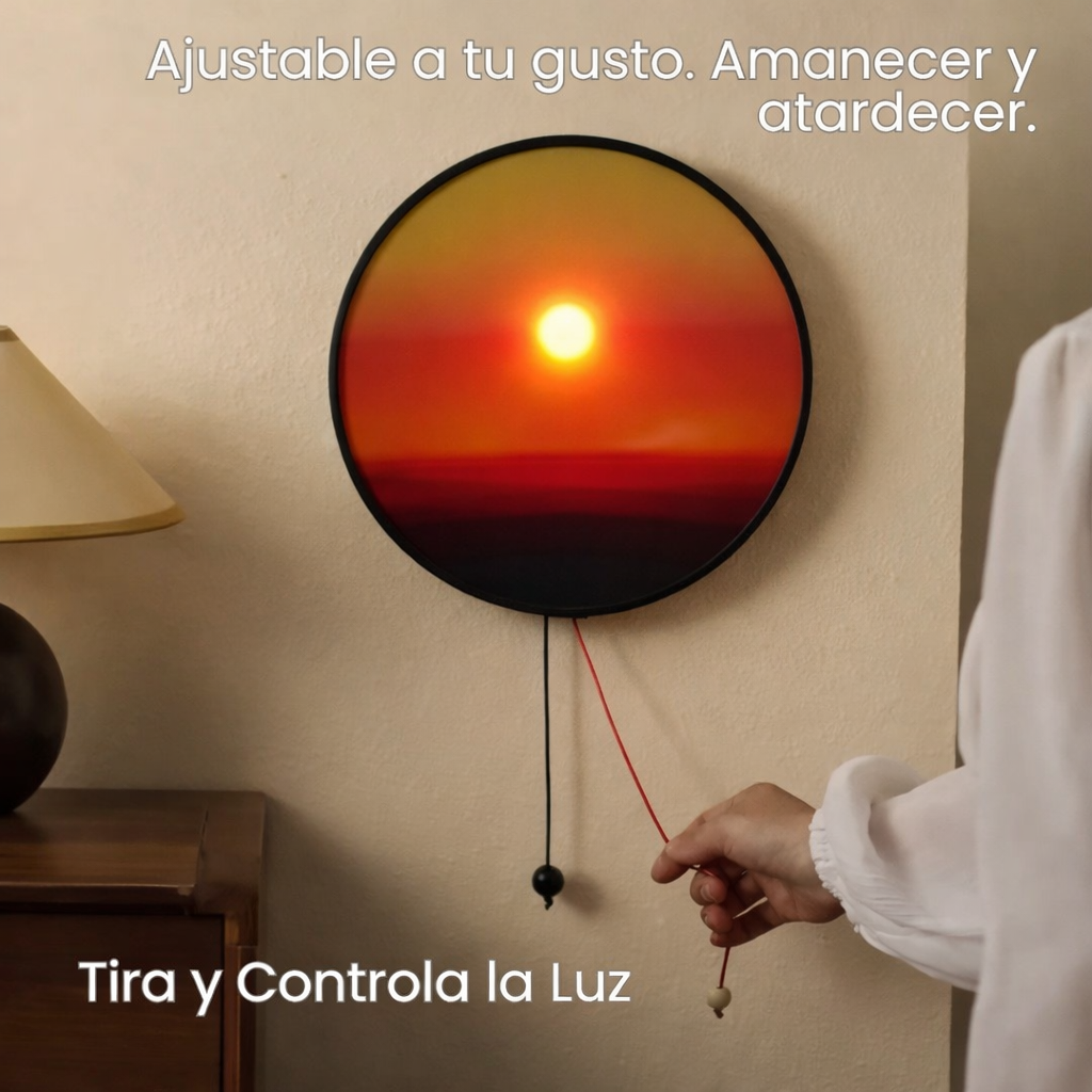 Lámpara de atardecer