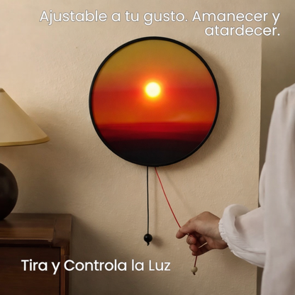 Lámpara de atardecer