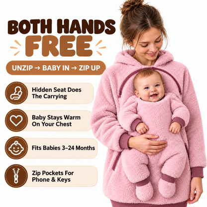 Cozy Sherpa Mom & Baby Hoodie