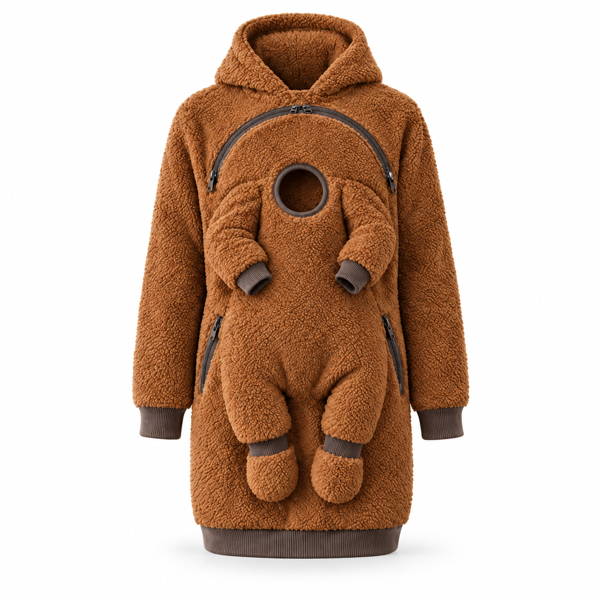 Cozy Sherpa Mom & Baby Hoodie