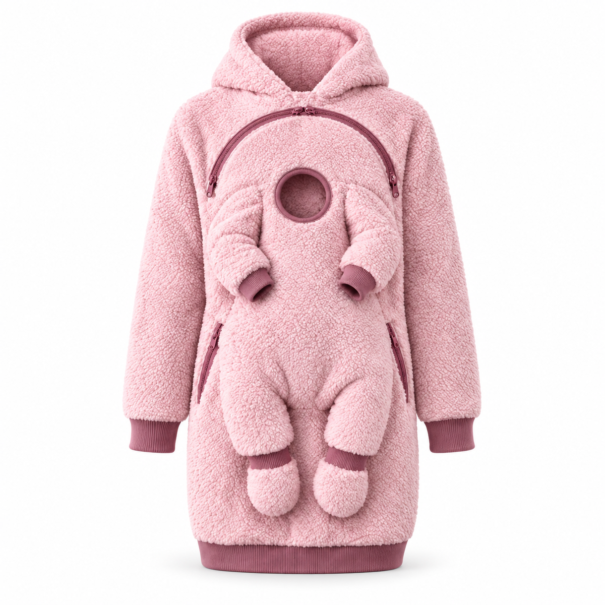 Cozy Sherpa Mom & Baby Hoodie